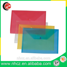 Stationery Transparent Color A4 PP Clear Bag