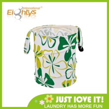 Colorful with pattern collapsible laundry storage hamper
