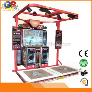 GS Dance Station coin operated dancing game machine ARCADE dancing game machine for sale