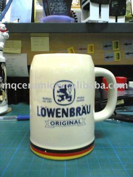 Ceramic beer mug