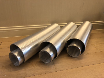 air conditioner accessory ducting customized semi rigid duct