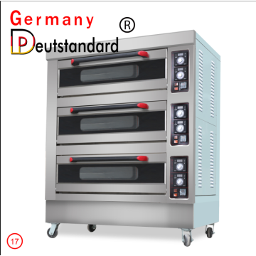 3 Deck 6 Tray Elektrischer Backofen