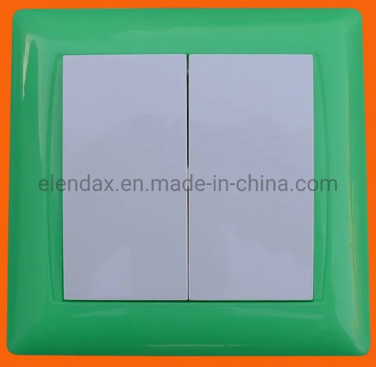 Europa dos vías interruptor de pared unidireccional (F6002)