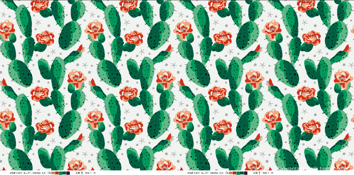 Cactus tablecloth 6