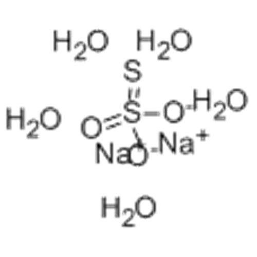 Tiosulfato de sodio pentahidrato CAS 10102-17-7