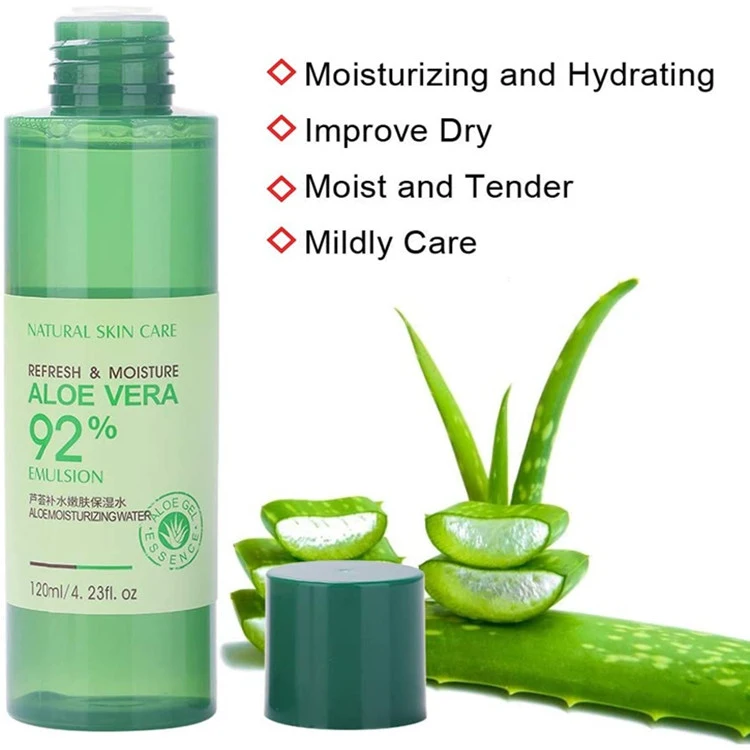 Aloe Vera Gel Hyaluronic Acid Extract Nourishing Moisturizing Skin Water