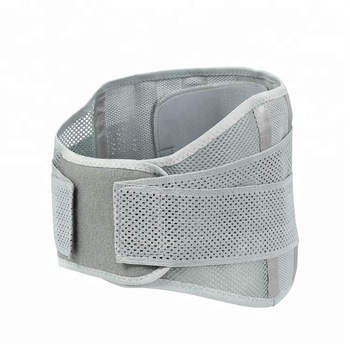 Gray Fiber Waist Support Band Belt