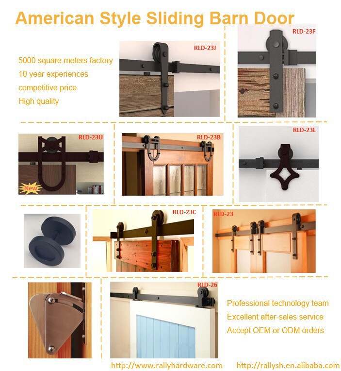 barn doors hardware sets with roller, track, stop, floor guide,wall mount, anti-jump disk