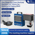 Zixu Slope Dot Peen Marking Machine 110*30mm for Motorcycle Engine Shell