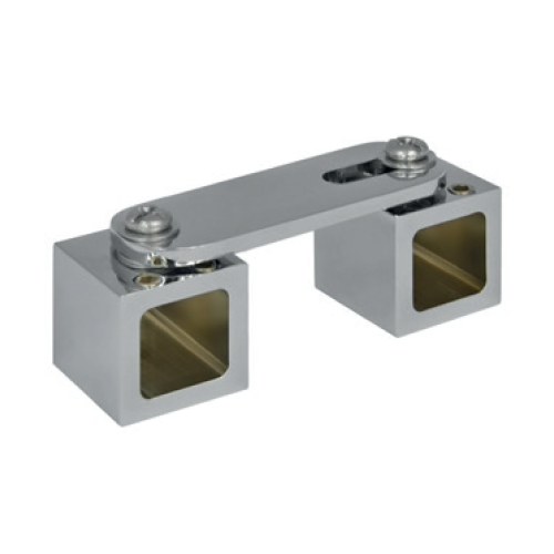 Two Side Adjustable Rail-Rail Shower Support Bar Connector