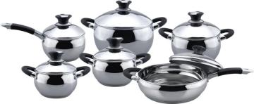 Classic apple shape 12pcs cookware set