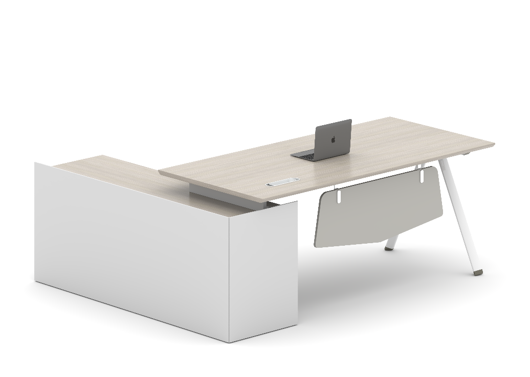 Mesa de escritório moderna em forma de L para gerente Modern L-Shape Manager Office Desk