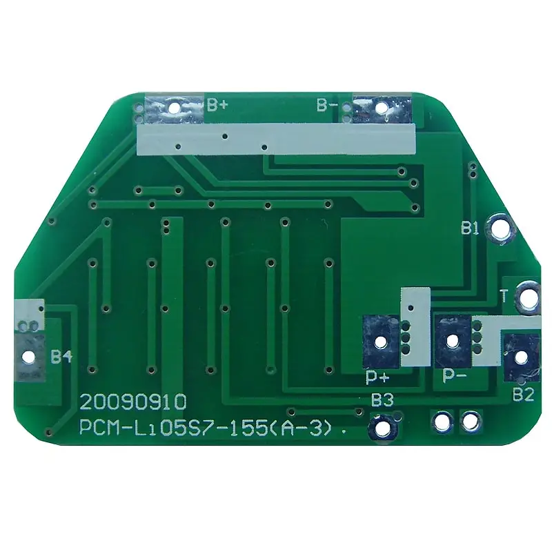 5s 4A PCM BMS for 18V 18.5V Li-ion/Lithium/ Li-Polymer 15V 16V LiFePO4 Battery Pack Size L46*W31*T4mm (PCM-Li05S7-155)