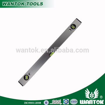 Silver anodized surface spirit level aluminum spirit level