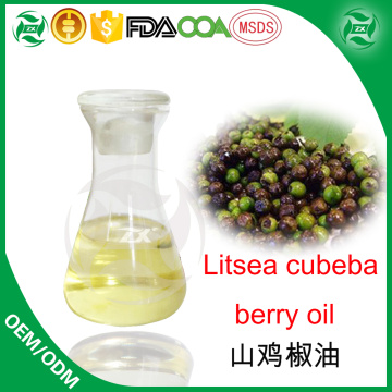 Olio essenziale Litsea Cubeba di qualità farmaceutica