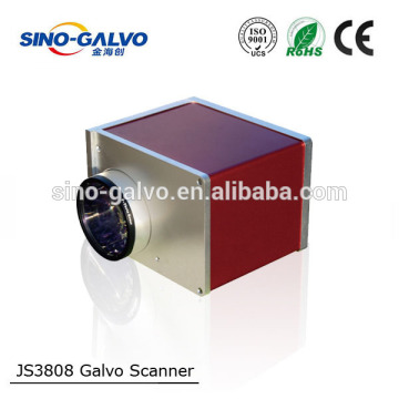 JS3808 high efficiency fiber 3d laser galvo scanner marking for printer