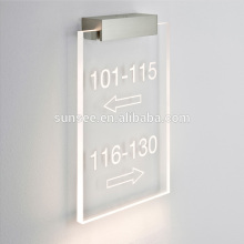 12v plastic edge lit led sign