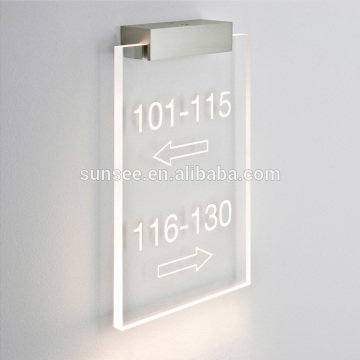 12v plastic edge lit led sign