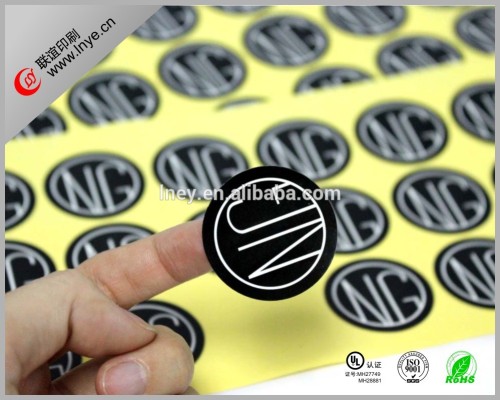 Customized adhesive round shape sticker round sticker of high quality