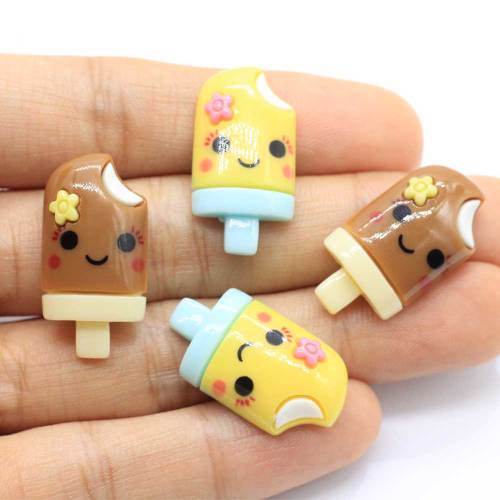 27mm Baby Popsicle żywica rzemiosło dekoracyjne Flatback Cabochon notatnik Kawaii DIY akcesoria do ozdabiania B97 5.0