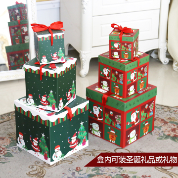 ribbon tie foldable gift package Christmas Box