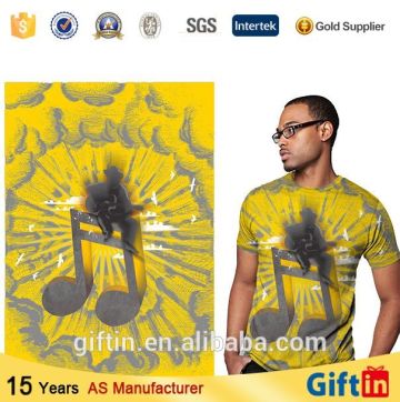 Custom Sublimation Printing T-shirt, New Design 3D Printing T-shirt, Wholesale T-Shirt Men