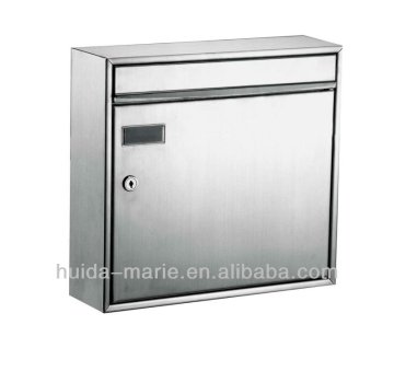 Mailbox Stainless Steel Locking Mail Box Letterbox Postal Box