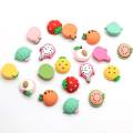 Multi Styles résine dessin animé Kawaii fruits perles artisanat pour enfant bricolage Art déco pinces à cheveux embellissement Scrapbook fabrication accessoires