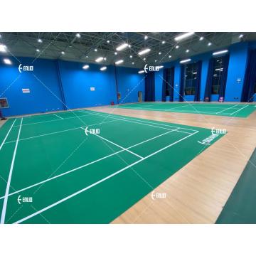 Chất lượng cao BWF phê duyệt cầu lông Mat Crystal Sand Surface PVC Sàn