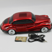 Elegant Wecker Design Portable Car Shaped Speaker (HY-T809)