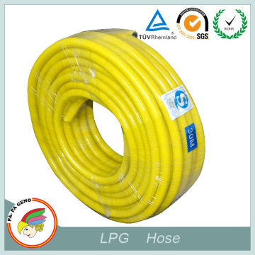 PVC reinforced flexible braided fuel hose