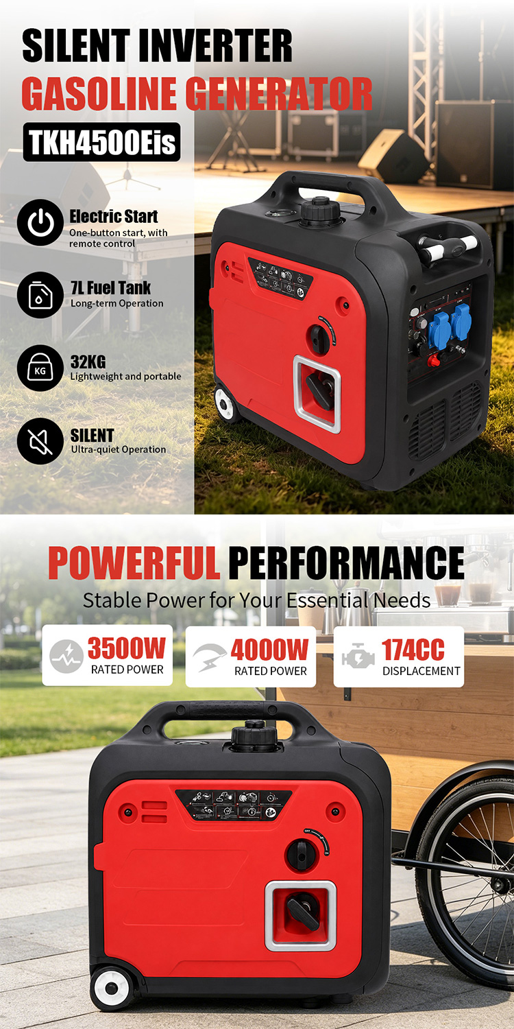Generador de gasolina inversor TKH4500Eis(9) TKH4500Eis Inverter Gasoline Generator(9)