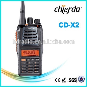 chierda handheld uhf walkie talkies radios communication (CD-X2)