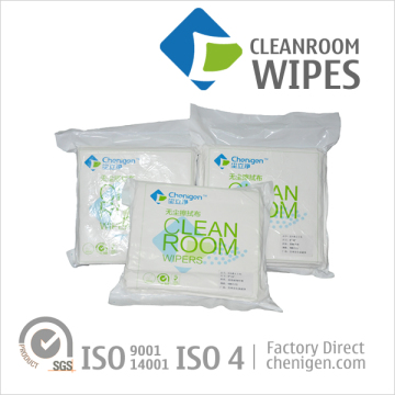 Soft Polyester-Nylon Microfiber Blend Wipers Cleanroom Wipes