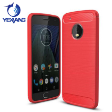 Yexiang Brush Antiskid Carbon Fiber TPU Phone Cases For Moto G5 Plus