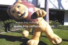 Lion advertising inflatable moving cartoon for sale