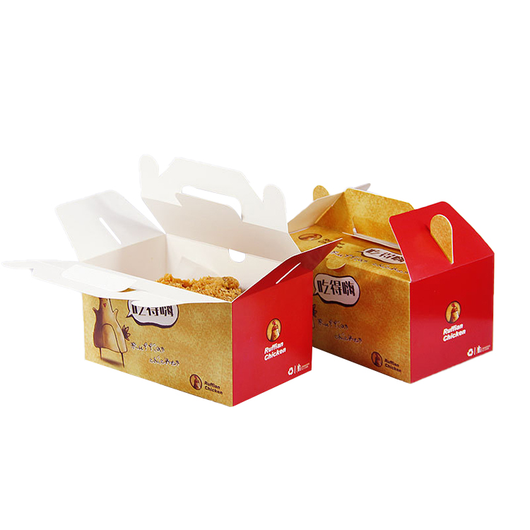 manufacture custom Factory quality food boxes cardboard packaging with window box takeaway