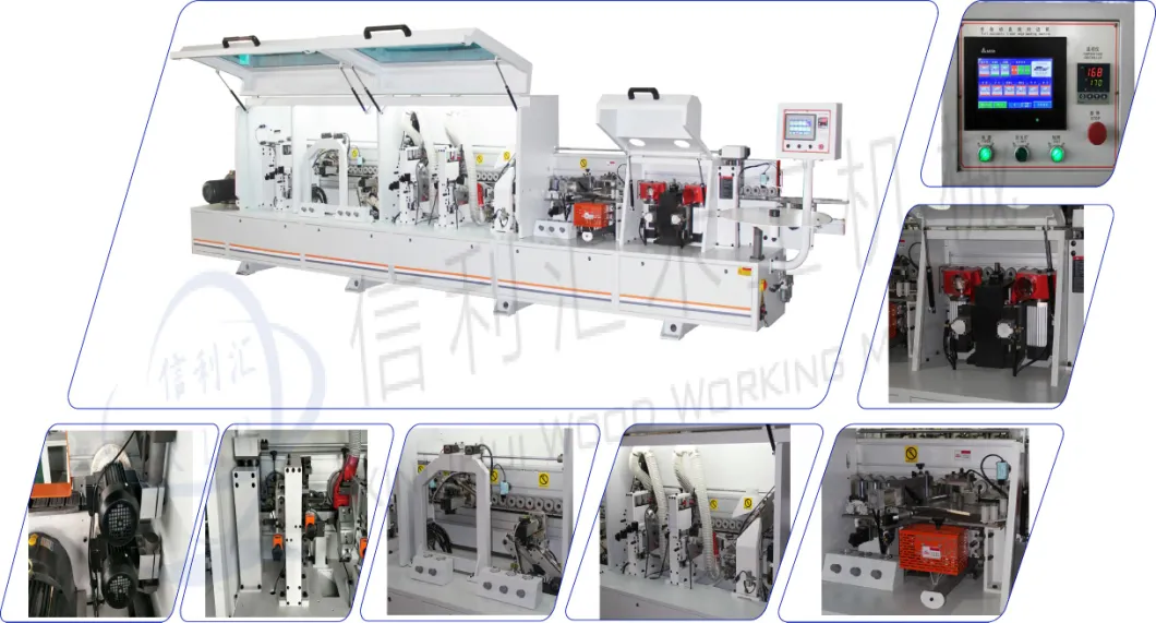 Automatic Wood-Working Edge Bander Equipment for All Functions for MDF PVC Woodworking Panel Type Furniture Processing Wood Machine for Furniture Use