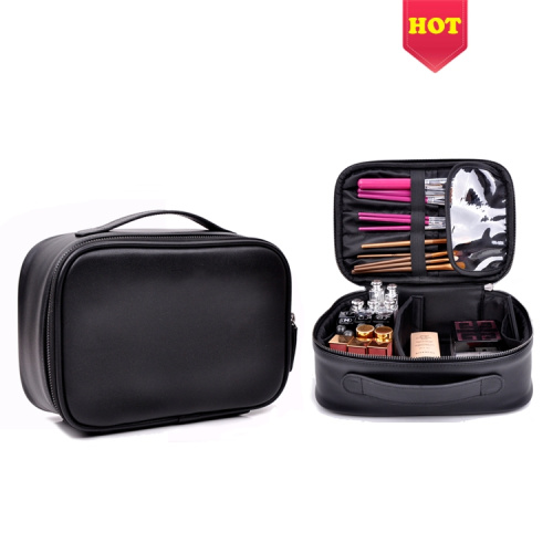 Wholesale Black Travel Cosmetic Toiletry Makeup Clutch Bags