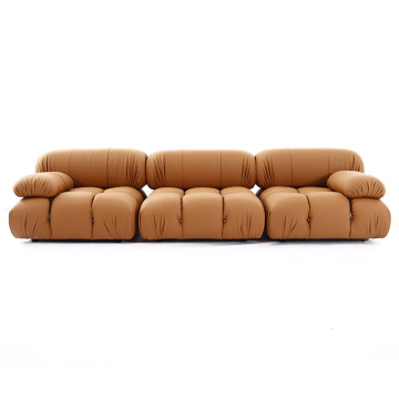 Modern Mario Bellini leather Camaleonda sofa