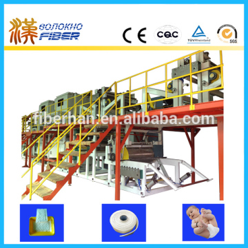 Airlaid paper machine, airlaid paper production line, airlaid paper