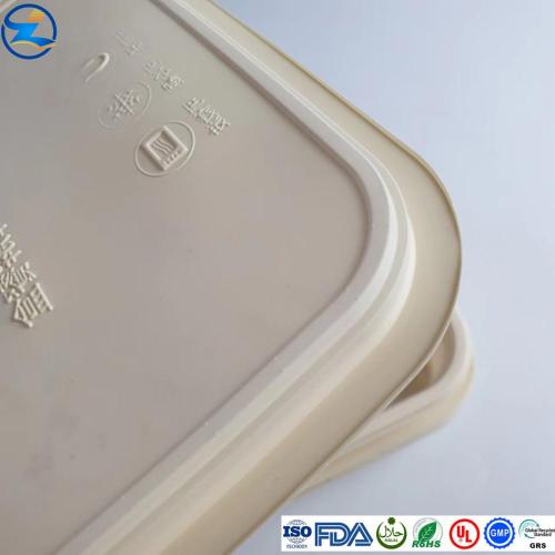 Contenedor de alimentos termoplástico de PLA termoplástico 100% biodegradable