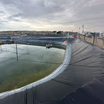 Outdoor Polyethylene Fish Farm Pond Liner HDPE Large Pond Liners Waterproofing Geomembrane