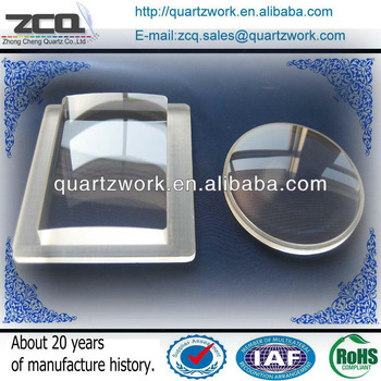 Square/Round Optical Quartz Glass Substrate