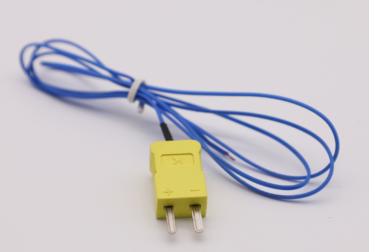 yellow waterproof male female surface j k type thermocouple connector