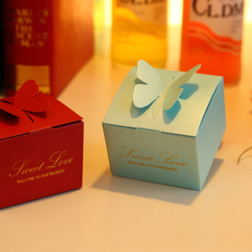 Candy box wedding favors