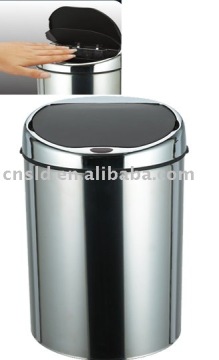 3L Steel Smart bin Sensor dustbin Auto Shiny Chrome bin