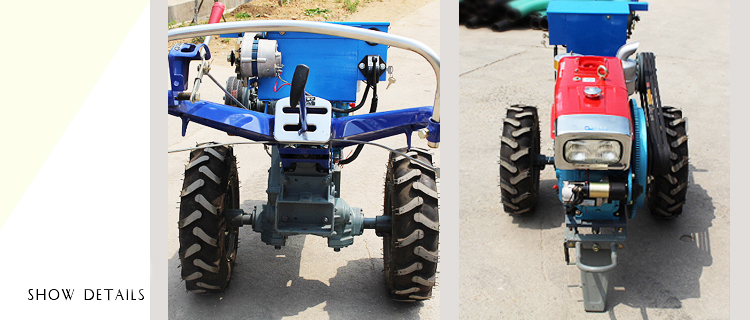 22hp 拖车和犁地农场手动拖拉机 迷你柴油手扶拖拉机 Motocultor 20hp 22hp 动力耕耘机