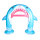 Amazon Wholesale Kids PVC Inflatable Shark Sprinkler Arch