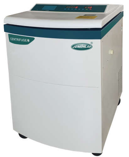 Vertical low speed refrigerated centrifuge